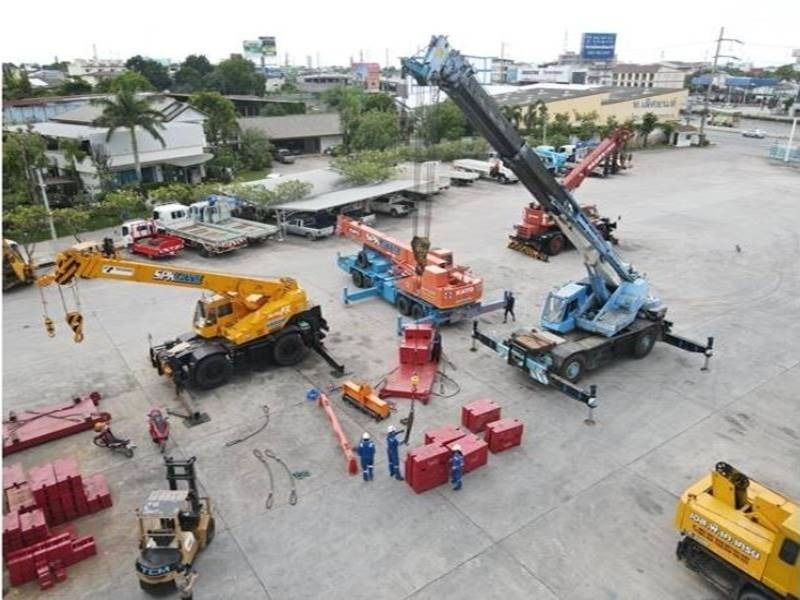 ลานจอดรถเครนเอส.พี.เค เครน